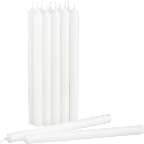 10" Taper Candle White - Bulk and Wholesale