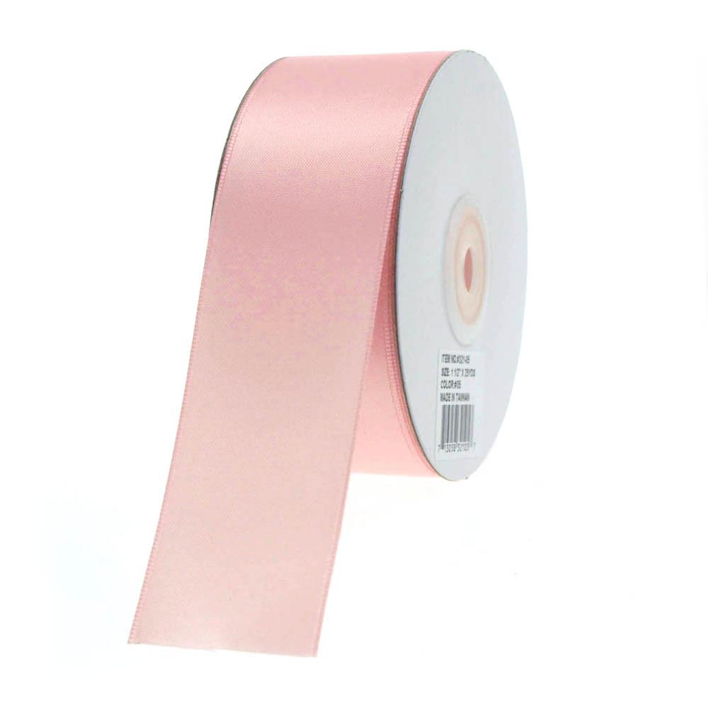 Double Faced Satin Ribbon, 1-1/2-Inch, 25-Yard Light Pink