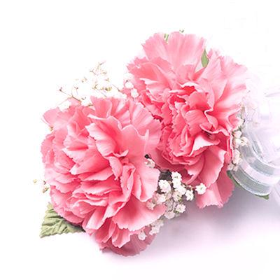 Large Pink Carnation Pin Corsage – Bunches Direct USA