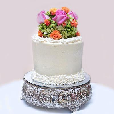 DIY Fresh Floral Cake Topper - Let's Mingle Blog