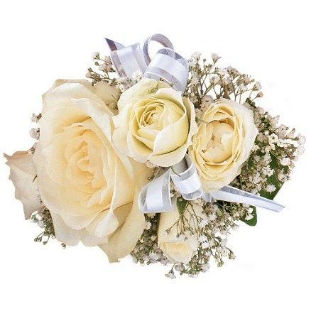 Victoria Lynn™ Corsage Pins - White Pearl with Silver Pin - 2