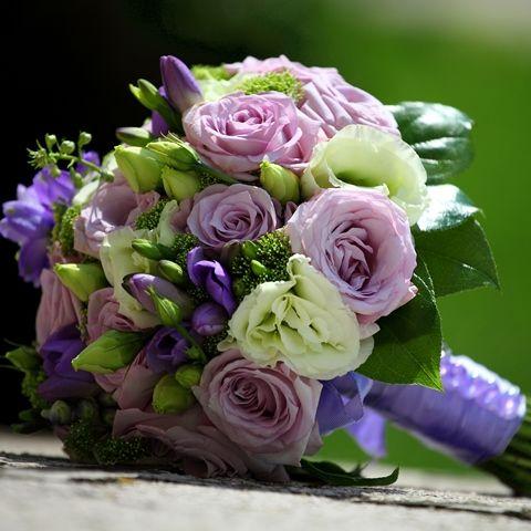 Floral Delights, Accessories, Violet Roses Floral Bouquet